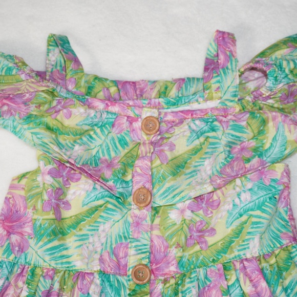 Girls Woven Hawaiin Dress 5T NWT Members Mark - Picture 5 of 6